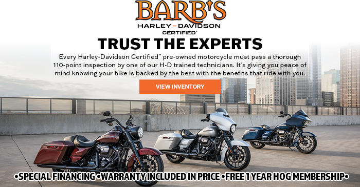 Barbs harley store davidson used bikes